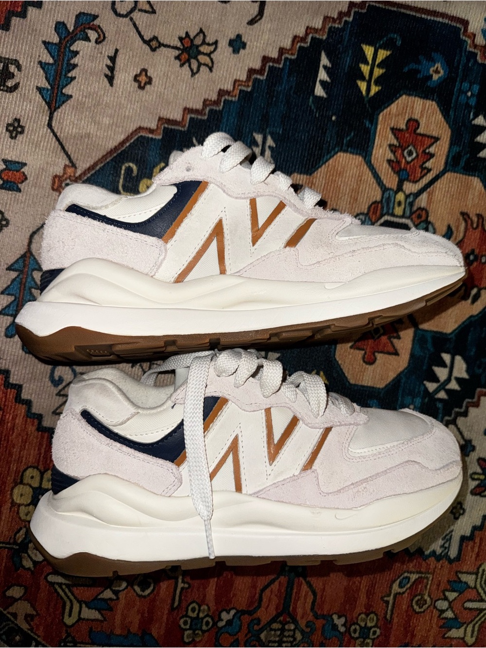 New Balance 57/40 W5740CCG Women’s Size 8 Stone Pink/Sea Salt Sneakers EUC